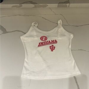 Indiana Women's White Tank Top